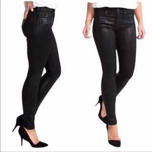 Spanx Signature Skinny Wax Black High Rise 32